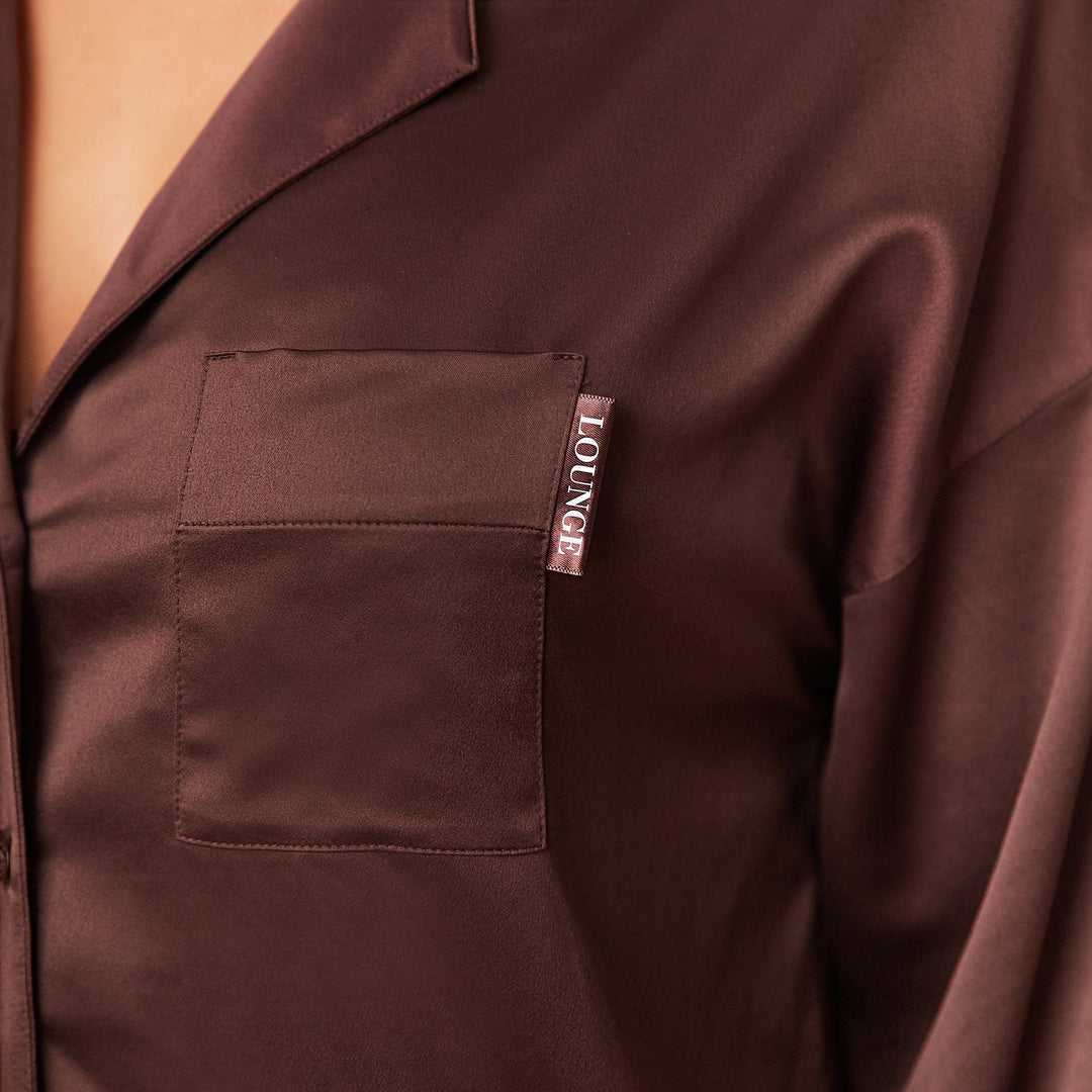 L&A | The Velvet Dawn Satin Pyjama Set