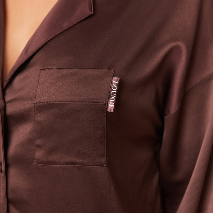 L&A | The Velvet Dawn Satin Pyjama Set