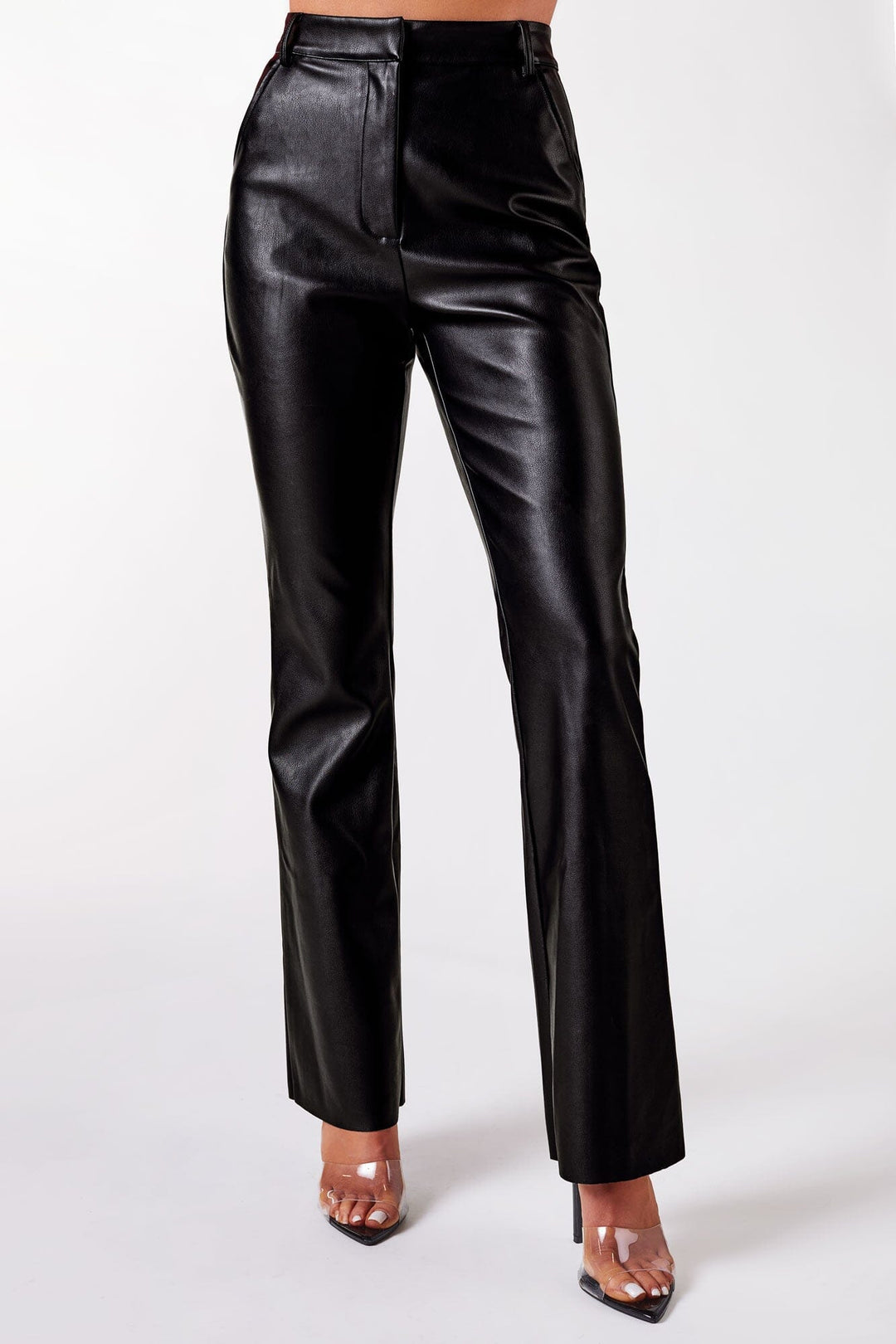 L&A | Aurora Luxe Slim Leather Pants