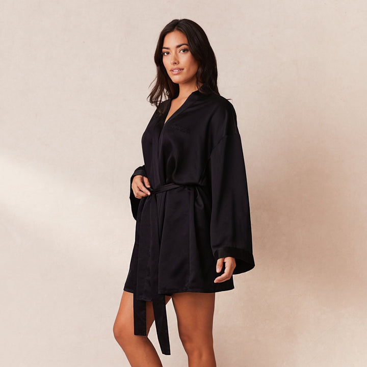 L&A | The Midnight Whisper Satin Robe