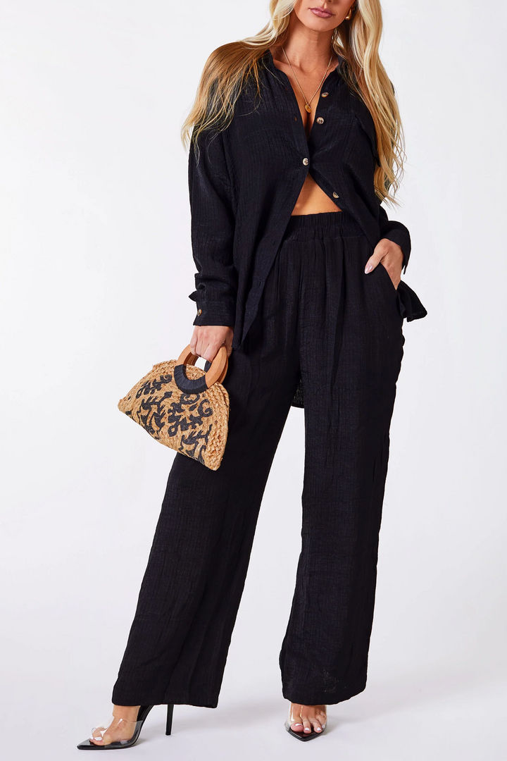 L&A | Aria Luxe Wide-Leg Pants