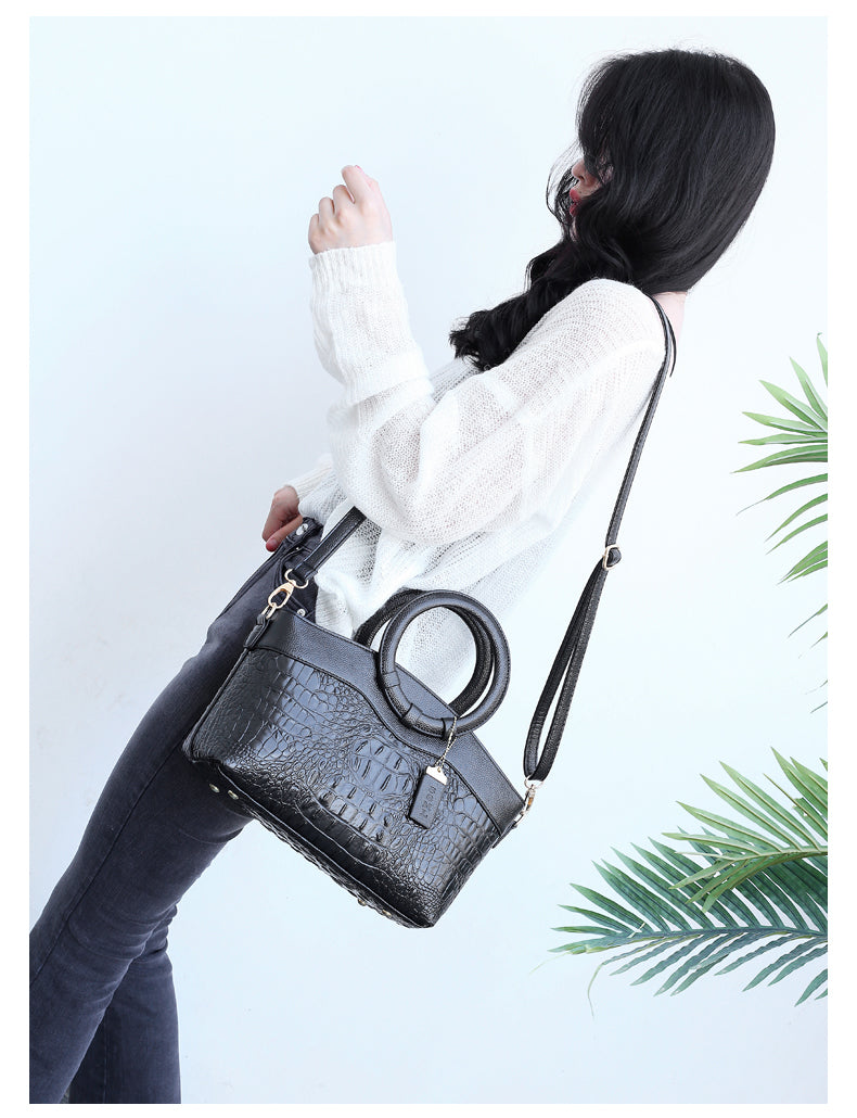 L&A | Oriana - Retro Gradient Crocodile Handbag