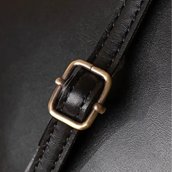 L&A | Anna - Chic Leather Bag with Kiss-Lock Closure