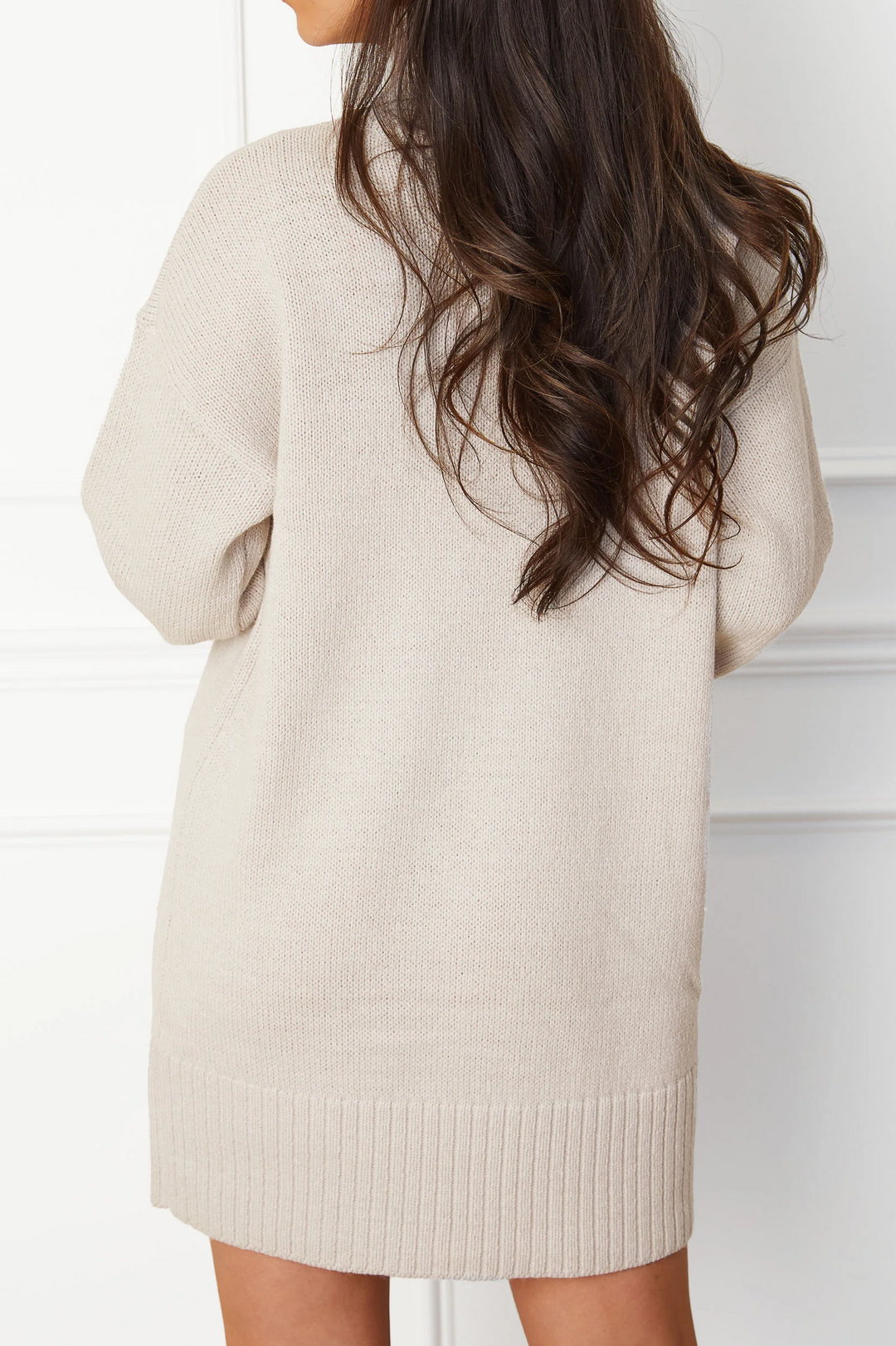 L&A | Bone Cozy Turtleneck Sweater Dress