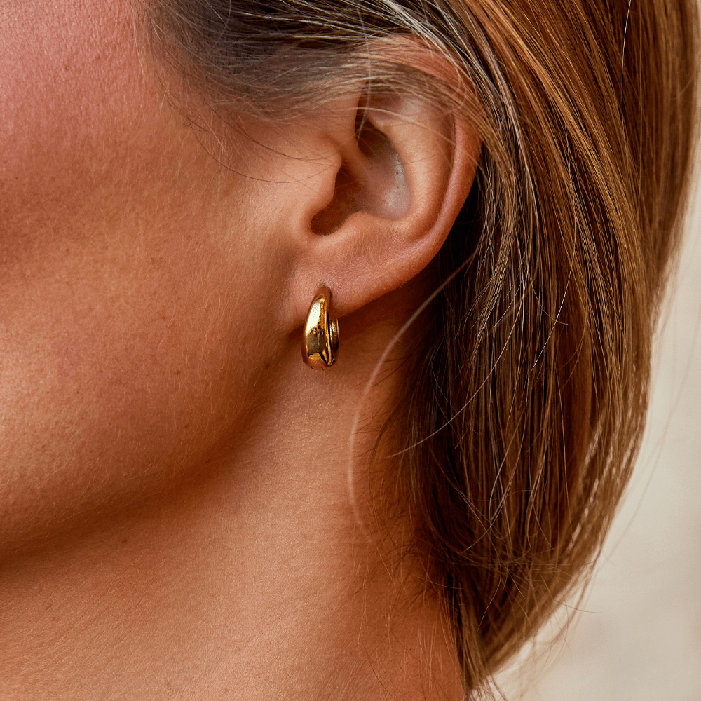 L&A | Audrey Gold Hoop Earrings