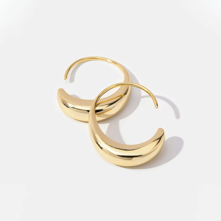 L&A | Aurora Classic Drop Hoop Earrings