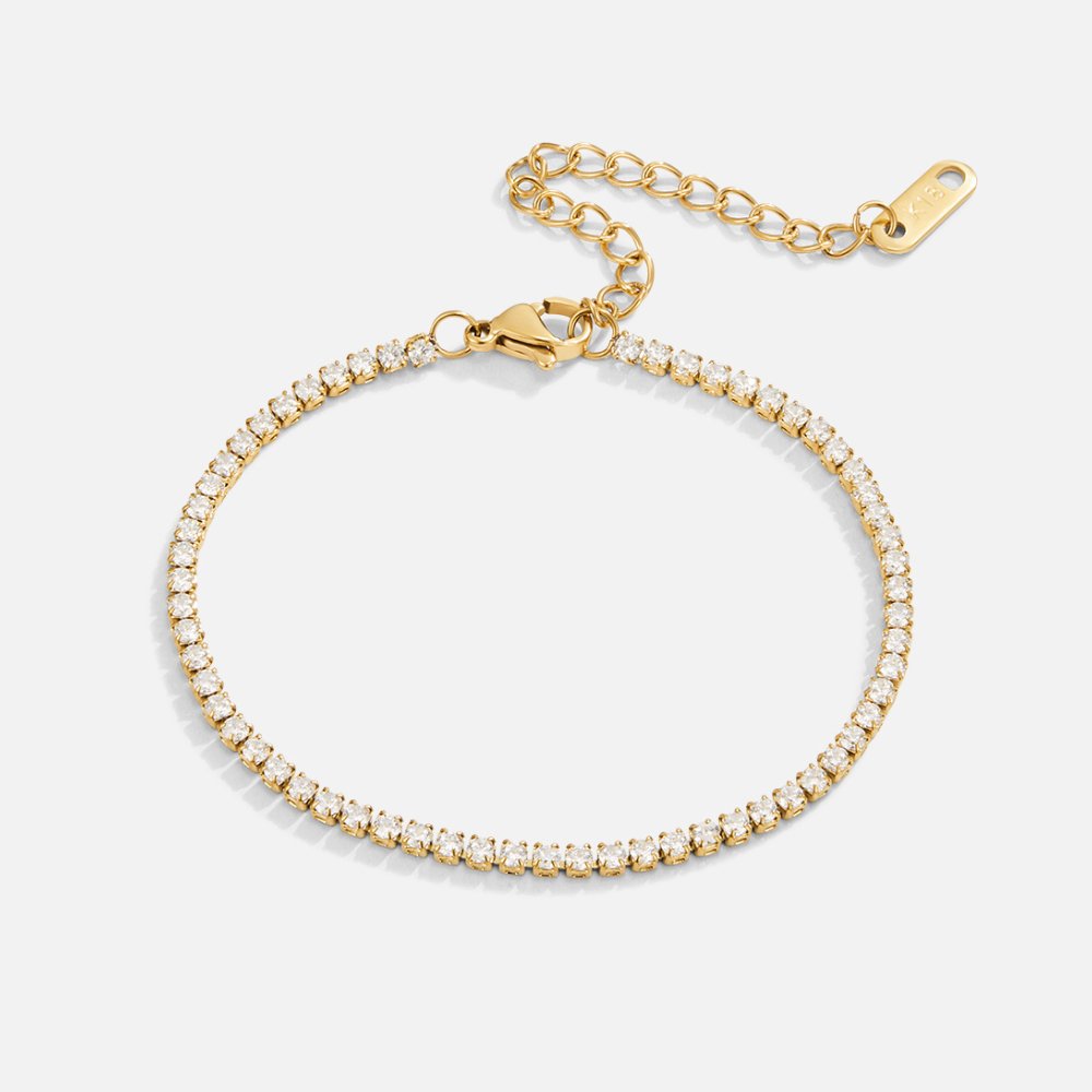 L&A | Elara Gold Tennis Bracelet
