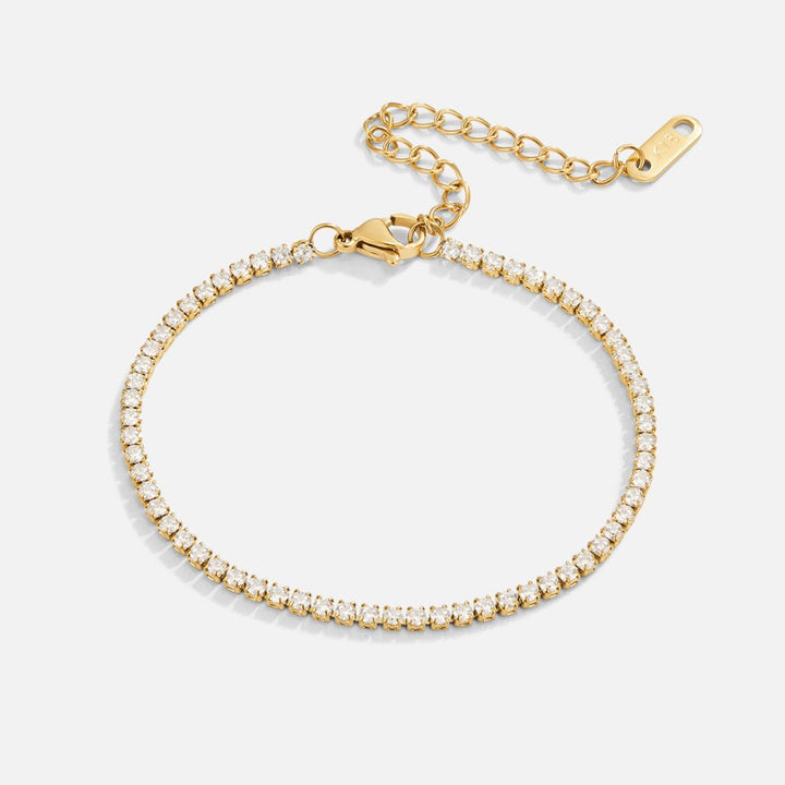 L&A | Elara Gold Tennis Bracelet