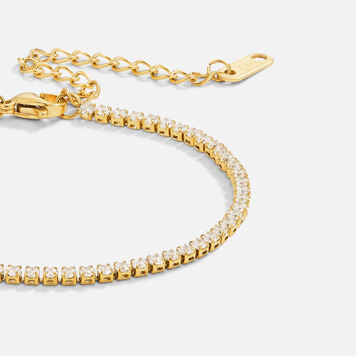 L&A | Elara Gold Tennis Bracelet