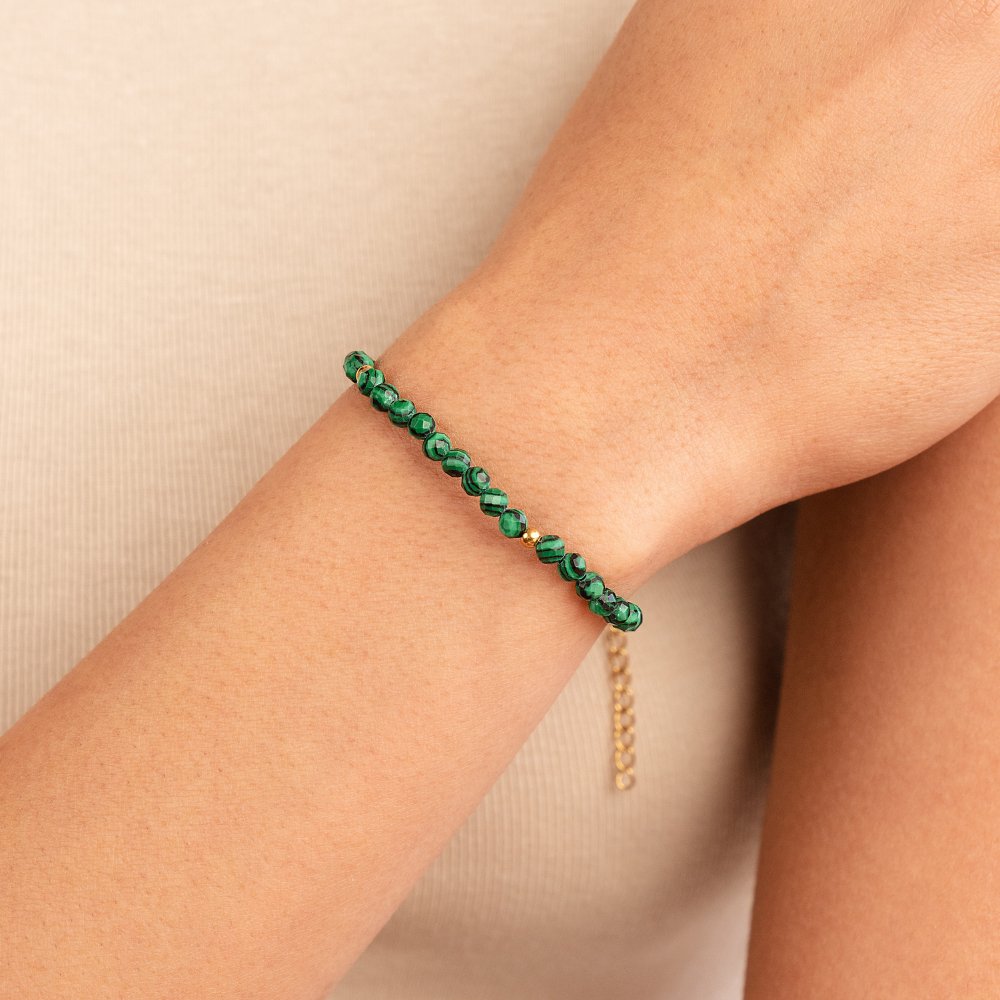 L&A | Verena Emerald Bead Bracelet