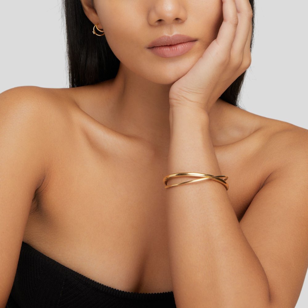 L&A | Aurelia Gold Twist Bracelet
