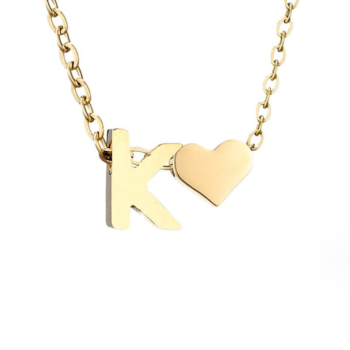 L&A | Forever Love Letter Gold Necklace