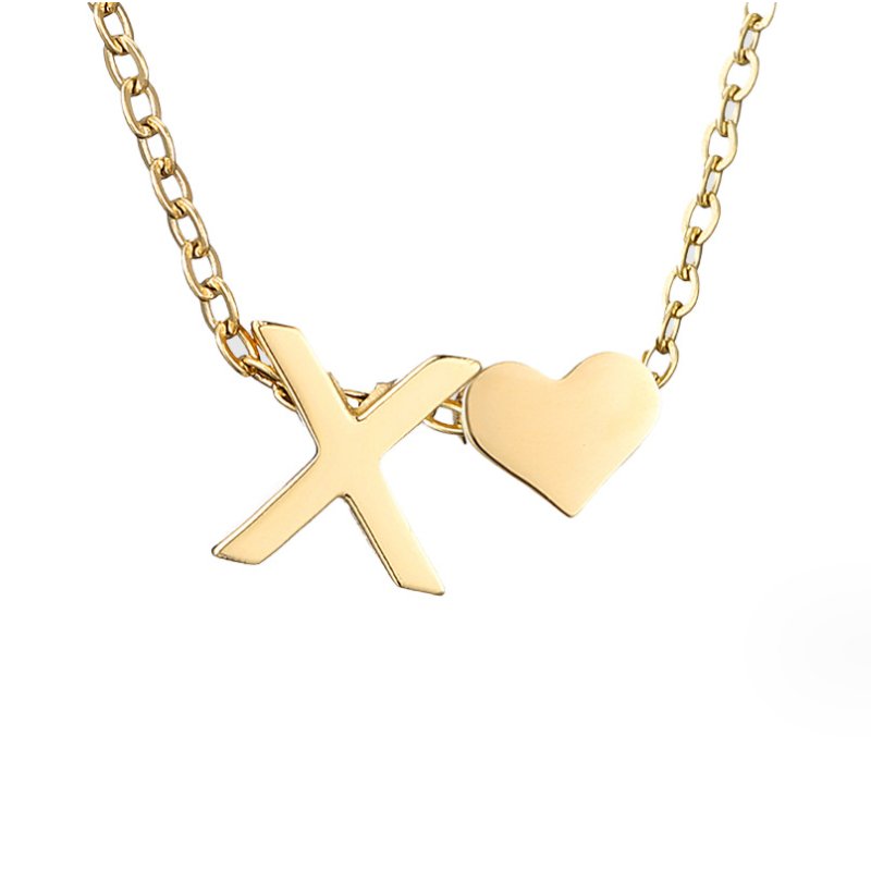 L&A | Forever Love Letter Gold Necklace
