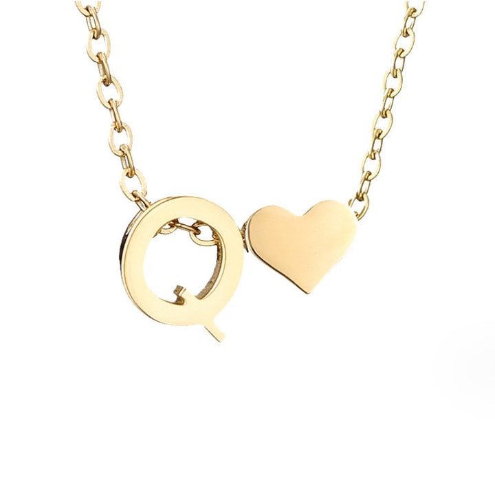 L&A | Forever Love Letter Gold Necklace