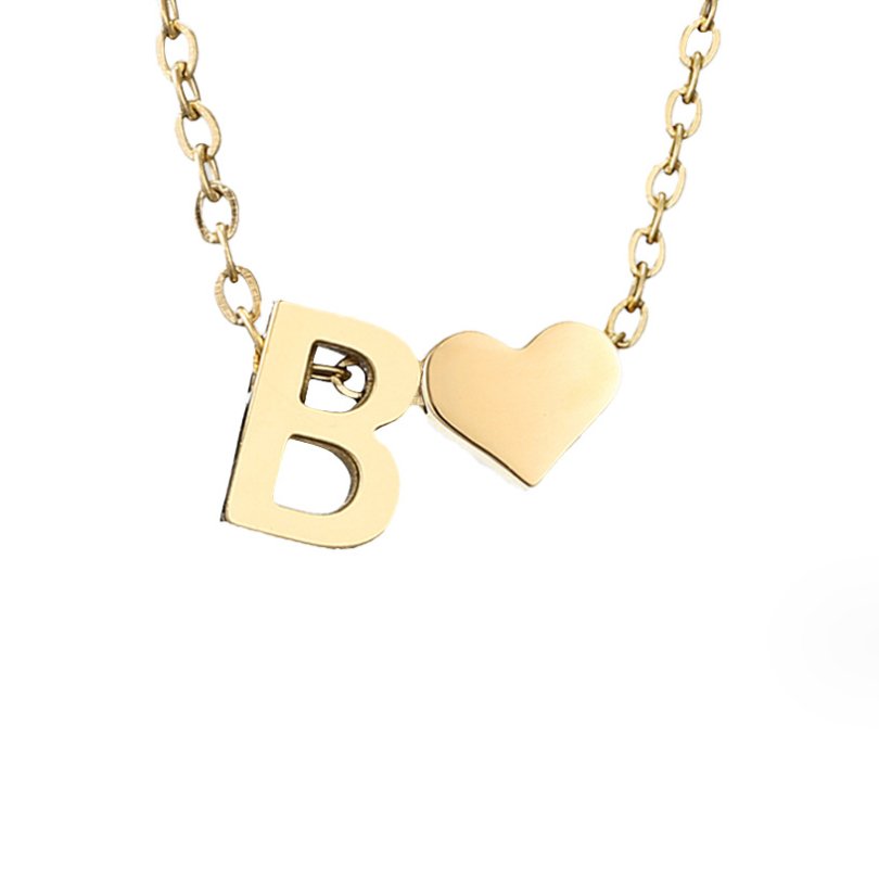 L&A | Forever Love Letter Gold Necklace