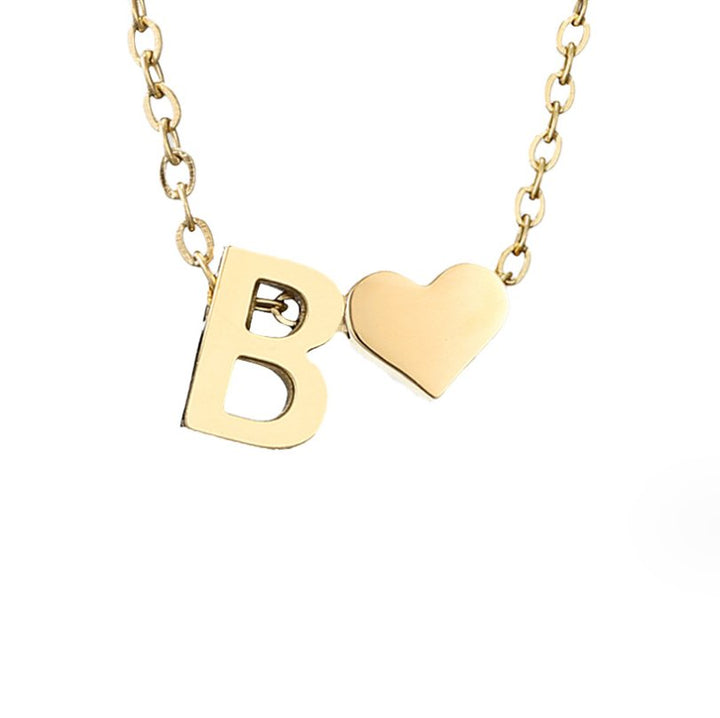 L&A | Forever Love Letter Gold Necklace