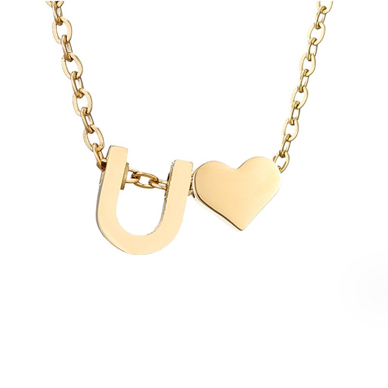 L&A | Forever Love Letter Gold Necklace
