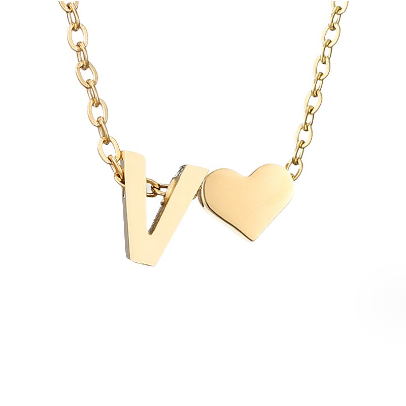L&A | Forever Love Letter Gold Necklace