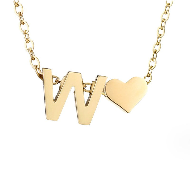 L&A | Forever Love Letter Gold Necklace