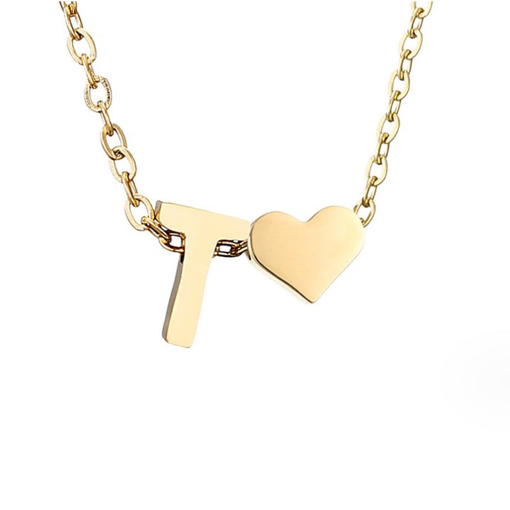 L&A | Forever Love Letter Gold Necklace