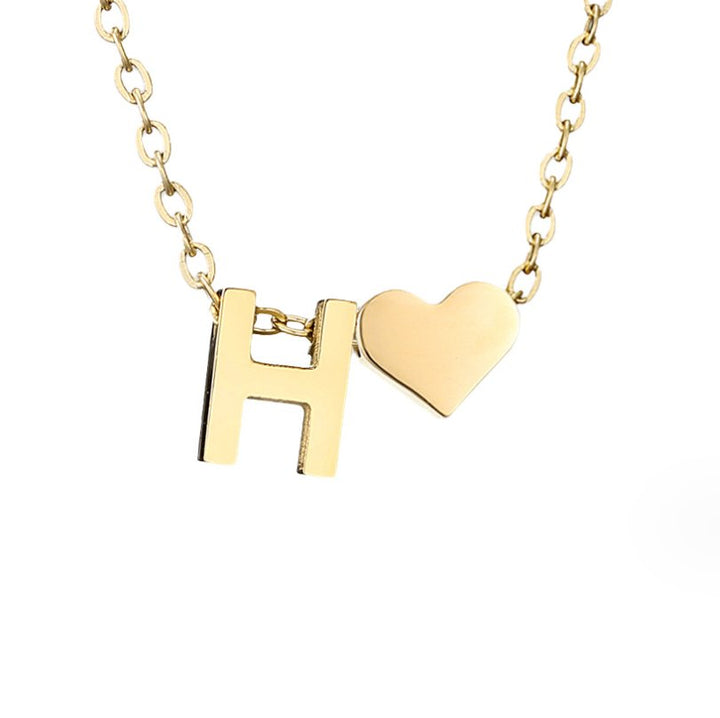 L&A | Forever Love Letter Gold Necklace