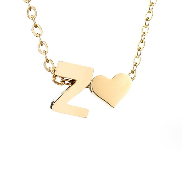 L&A | Forever Love Letter Gold Necklace