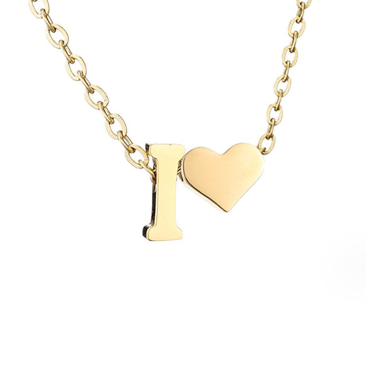L&A | Forever Love Letter Gold Necklace