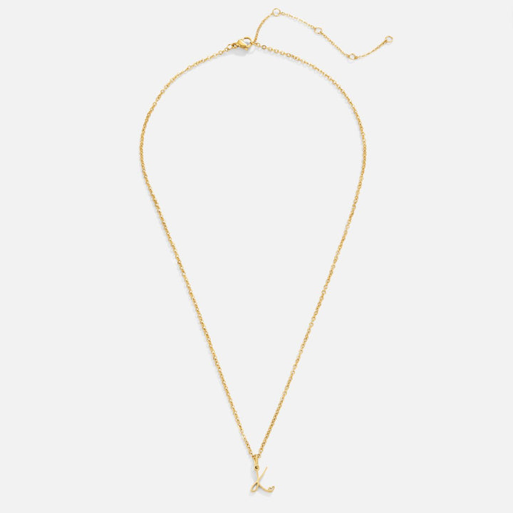 L&A | Gold Letter Heart Necklace