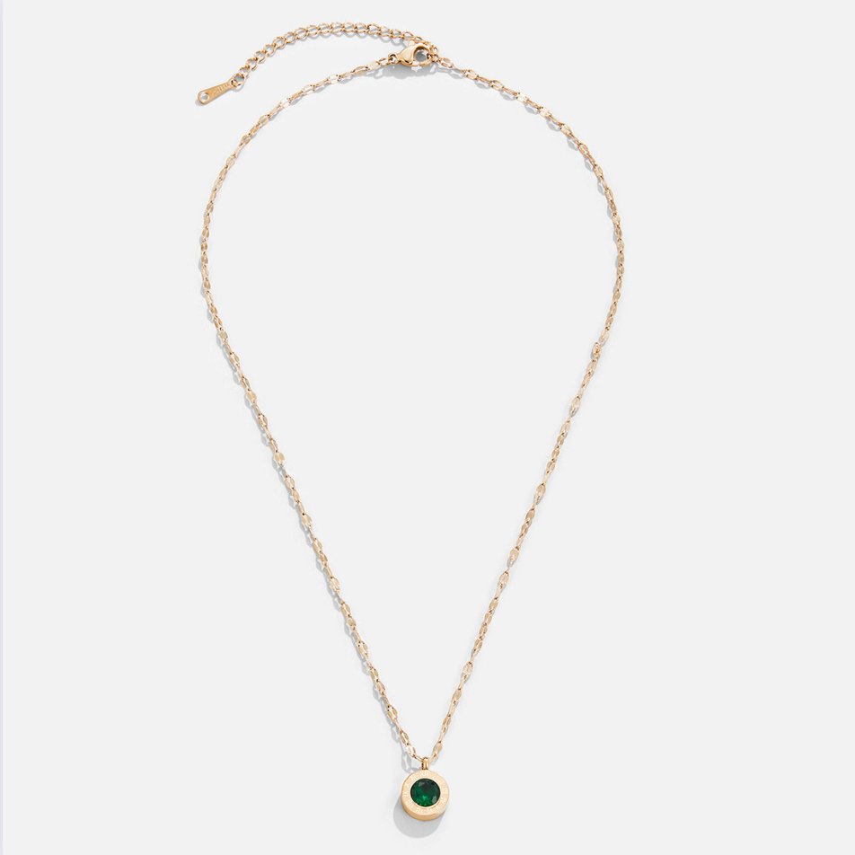 L&A | Emerald Athena Crystal Necklace