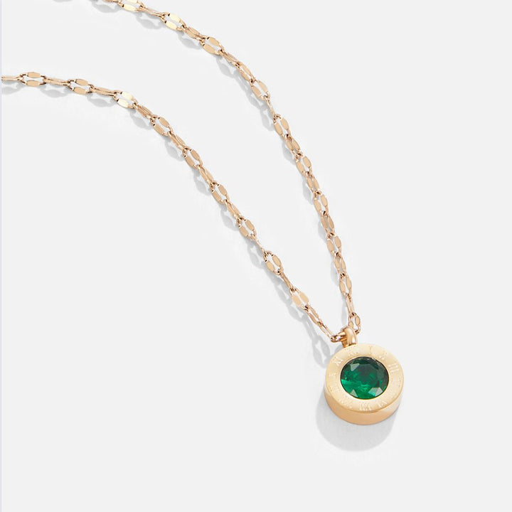 L&A | Emerald Athena Crystal Necklace