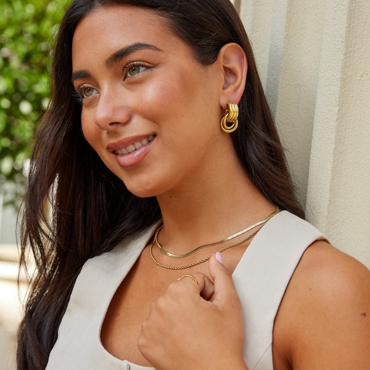 L&A | Celeste Layered Hoop Earrings