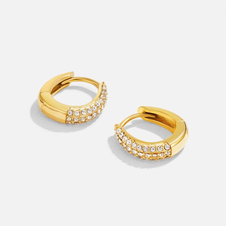 L&A | Celestia Crystal Hoop Earrings