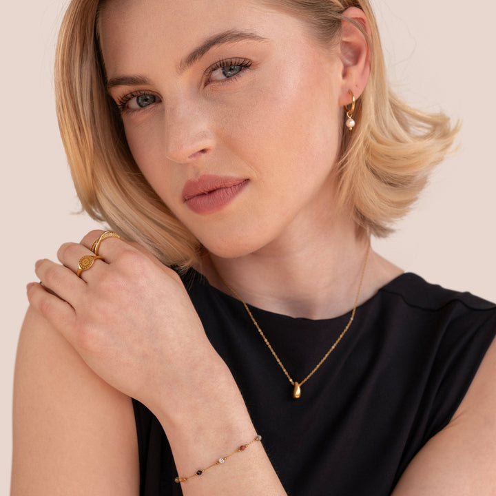 L&A | Celina Beaded Stone Bracelet