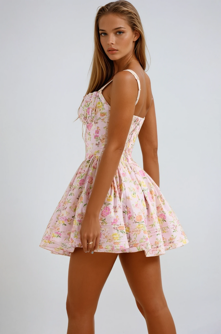 L&A | Lynn Floral Corset Mini Dress