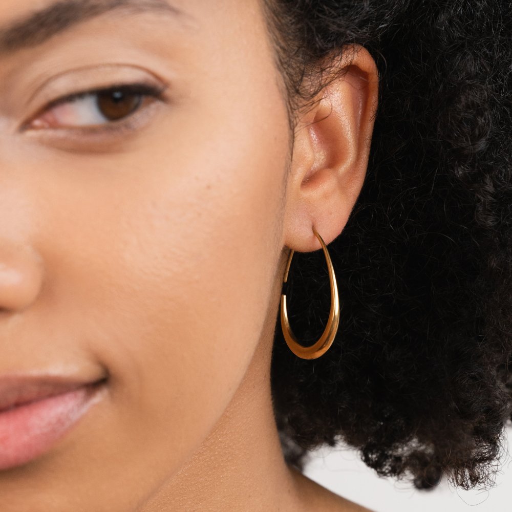 L&A | Valentina Gold Hoop Earrings