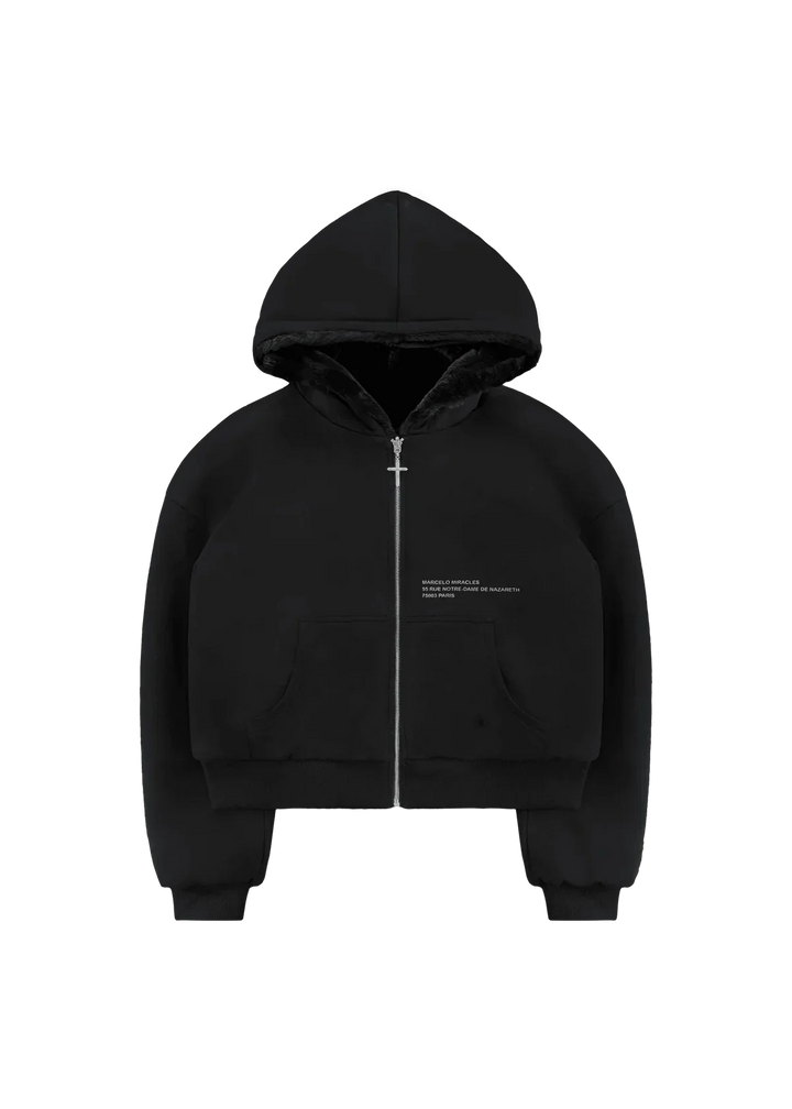 L&A - Wild Elegance & Midnight Panther Faux Fur Hoodies