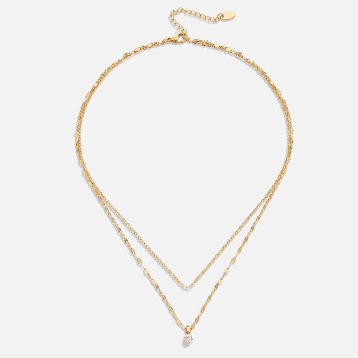 L&A | Piya Crystal Layered Necklace