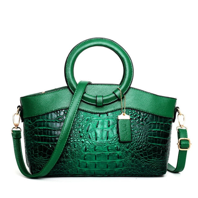 L&A | Oriana - Retro Gradient Crocodile Handbag