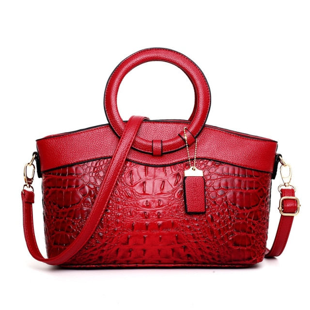 L&A | Oriana - Retro Gradient Crocodile Handbag