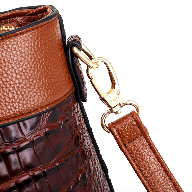 L&A | Oriana - Retro Gradient Crocodile Handbag