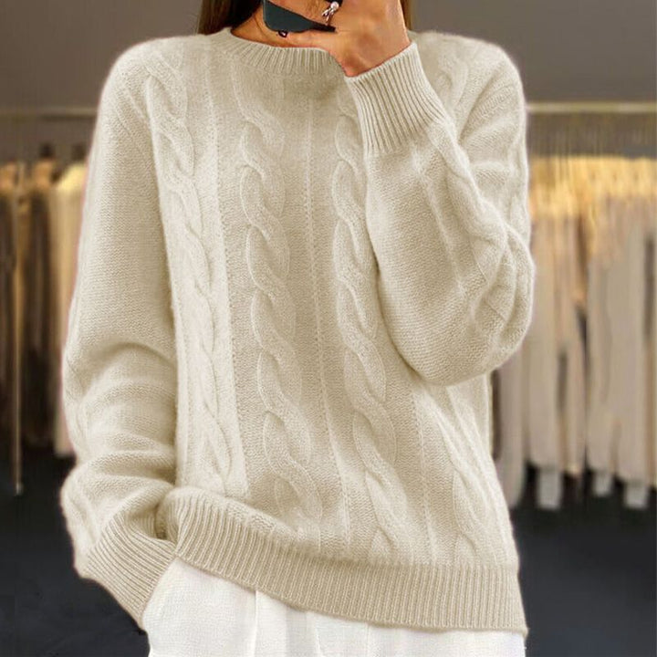L&A | Cozy Women's Solid Knit Pullover